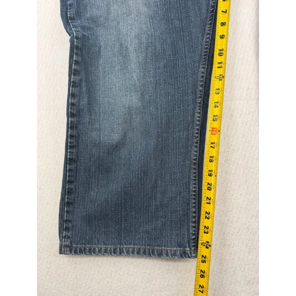 Levis 569 Loose Straight Leg Jeans Mens 40x30 (40x25 Hemmed) Blue Denim Workwear